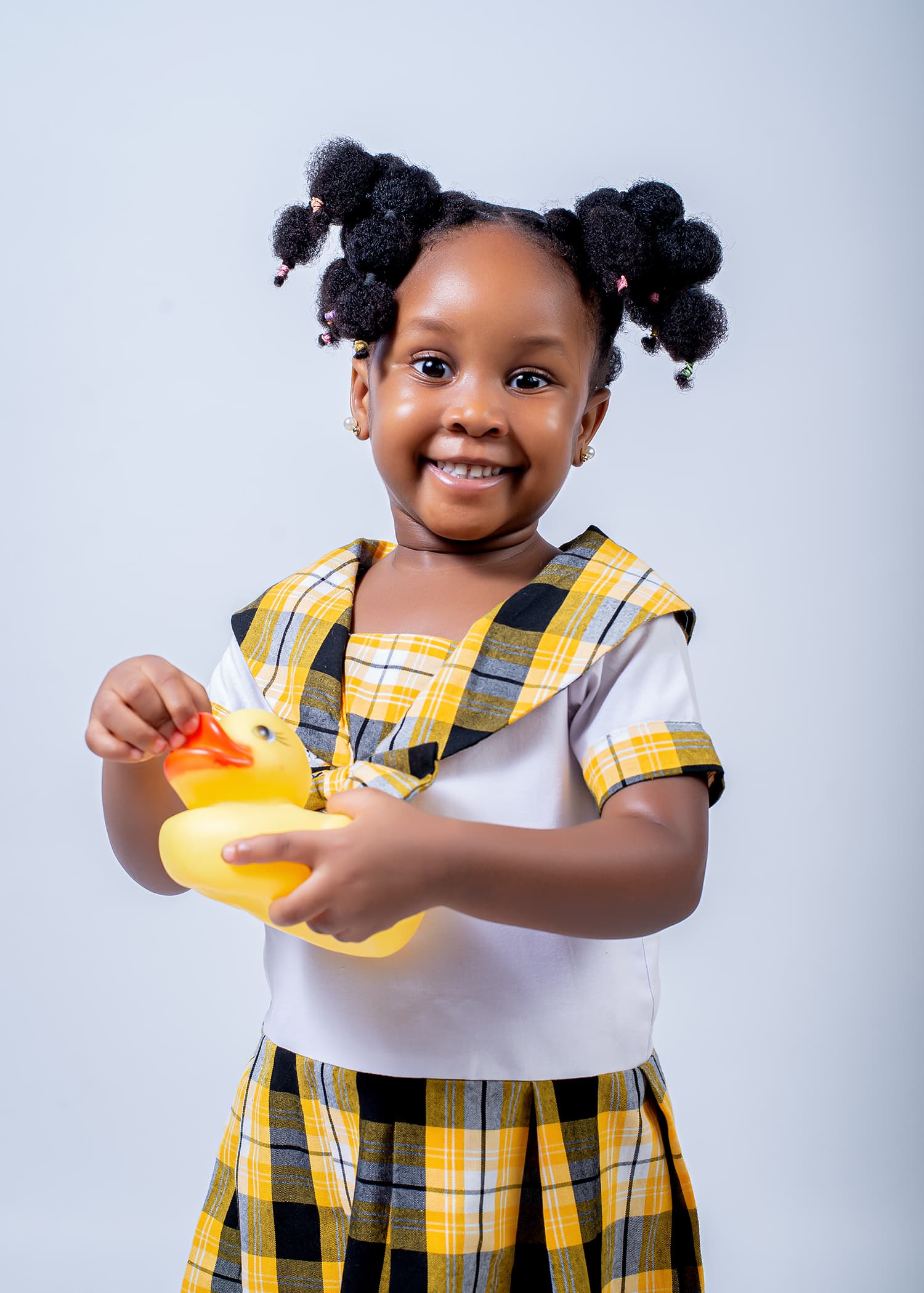 A preschool learner at play